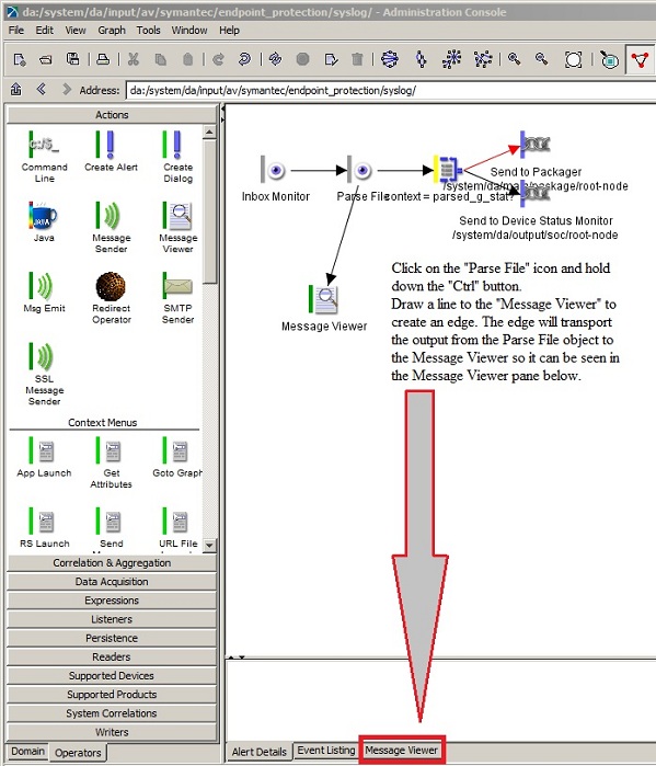 Set Up the Message Viewer to view Parsed Data going through the Parsing ...